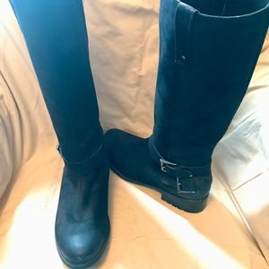 EUC Clarks Plaza Steer Tall Boot, Black, 10